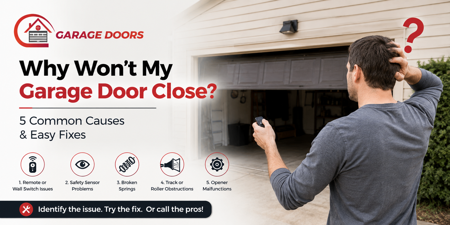 garage door closing issue